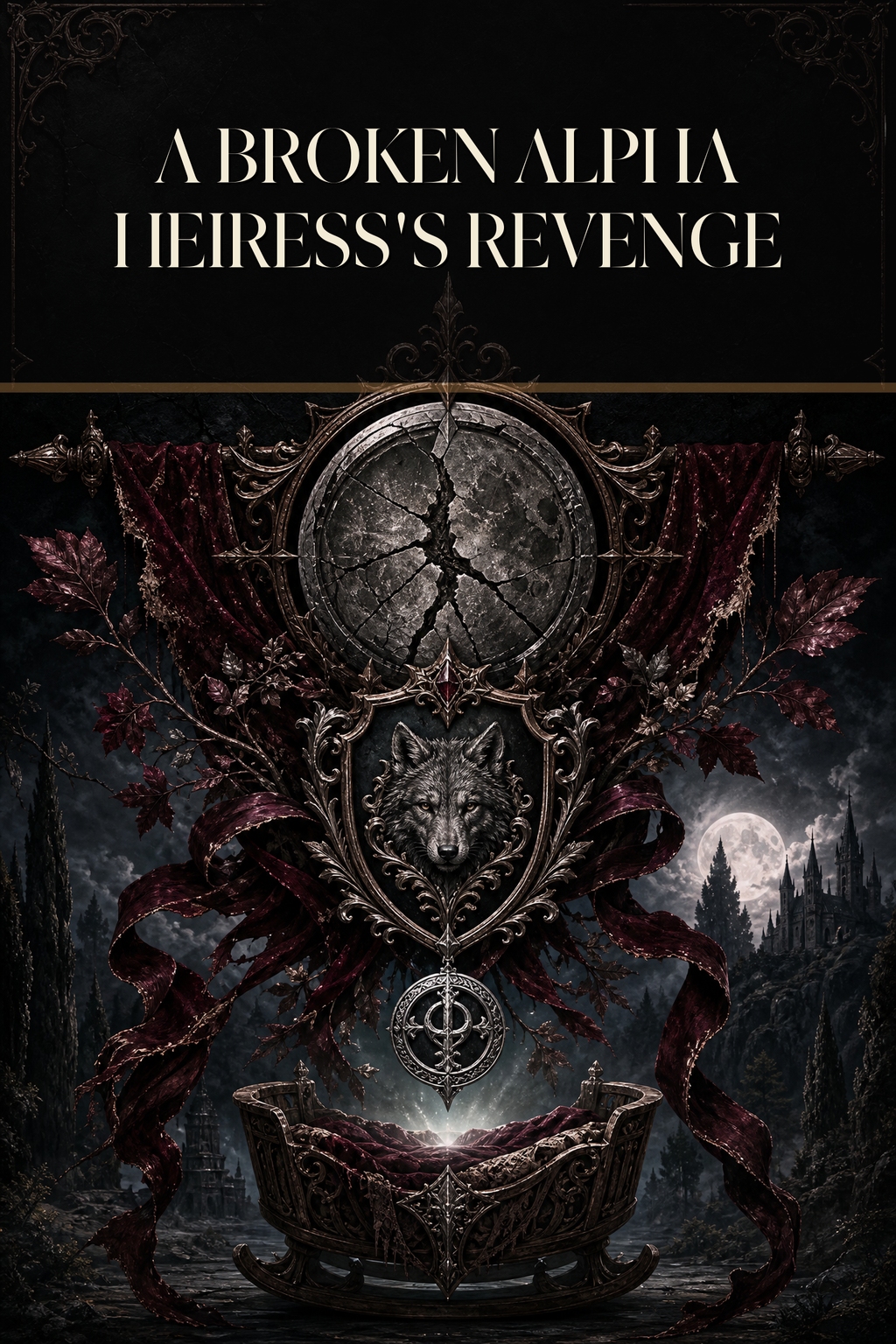 A Broken Alpha Heiress's Revenge - Blackcrest Books cover art
