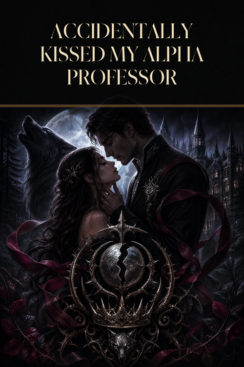 Accidentally Kissed My Alpha Professor - Blackcrest Books cover art