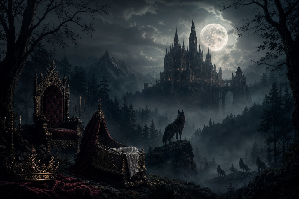Accidentally Pregnant For Alpha King - Blackcrest Books mood artwork