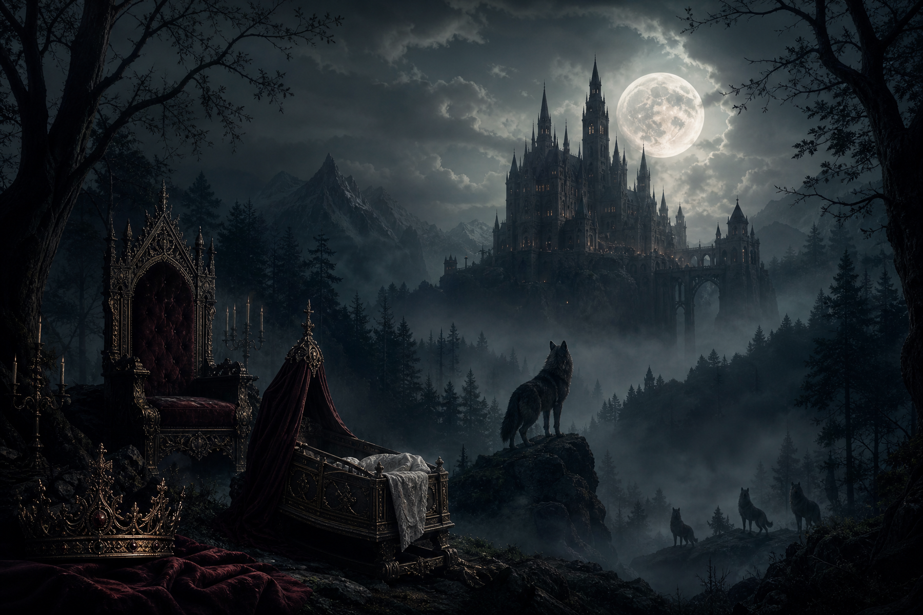 Accidentally Pregnant For Alpha King - Blackcrest Books mood artwork
