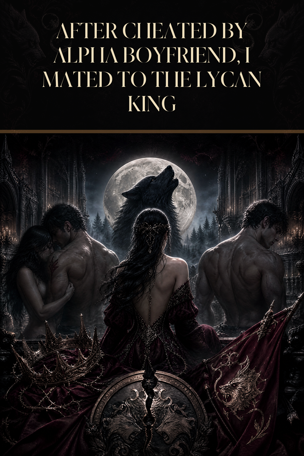 After Cheated By Alpha Boyfriend, I Mated To The Lycan King - Blackcrest Books cover art