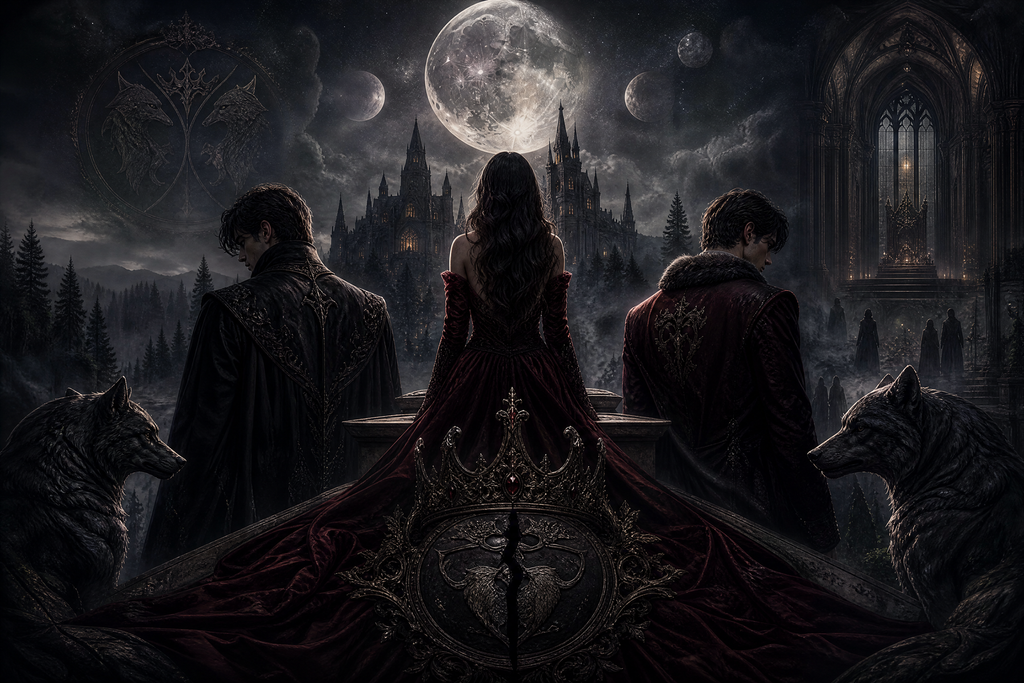 After Cheated By Alpha Boyfriend, I Mated To The Lycan King - Blackcrest Books mood artwork
