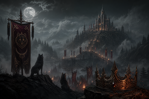 Alpha King Of Fire - Blackcrest Books mood artwork