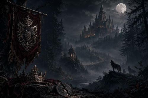 Alpha King's Lost Luna - Blackcrest Books mood artwork
