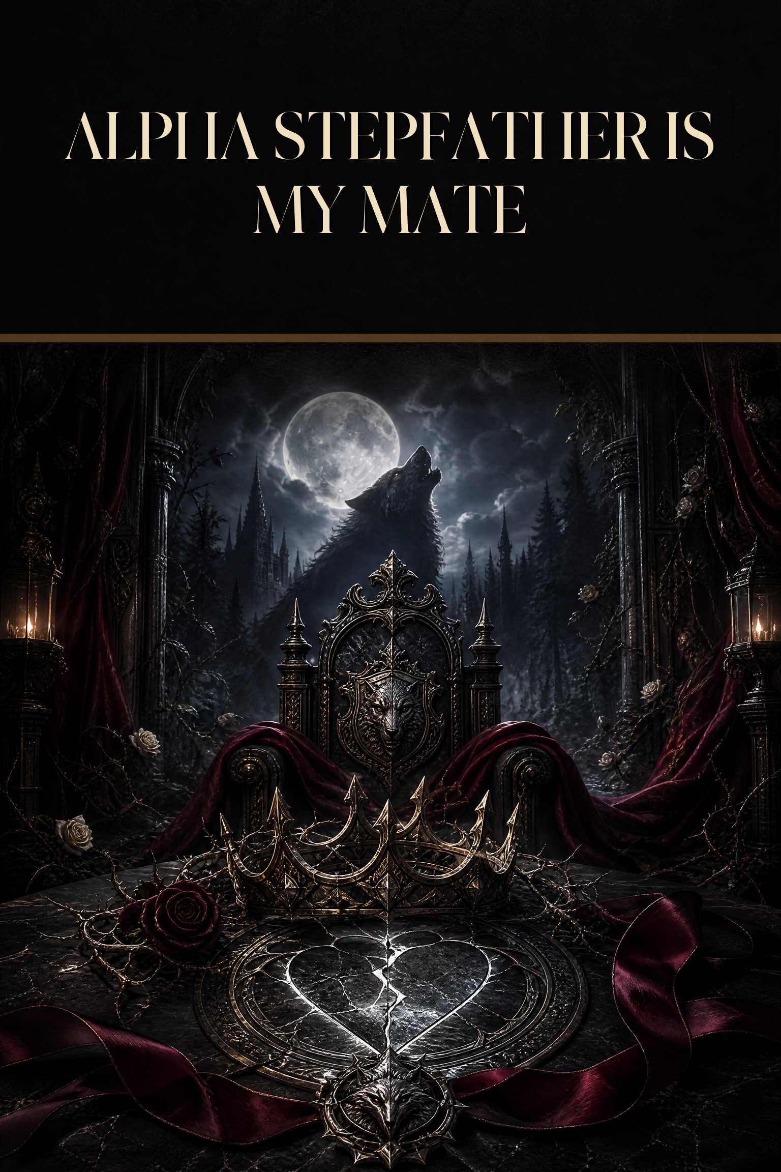 Alpha Stepfather Is My Mate - Blackcrest Books cover art