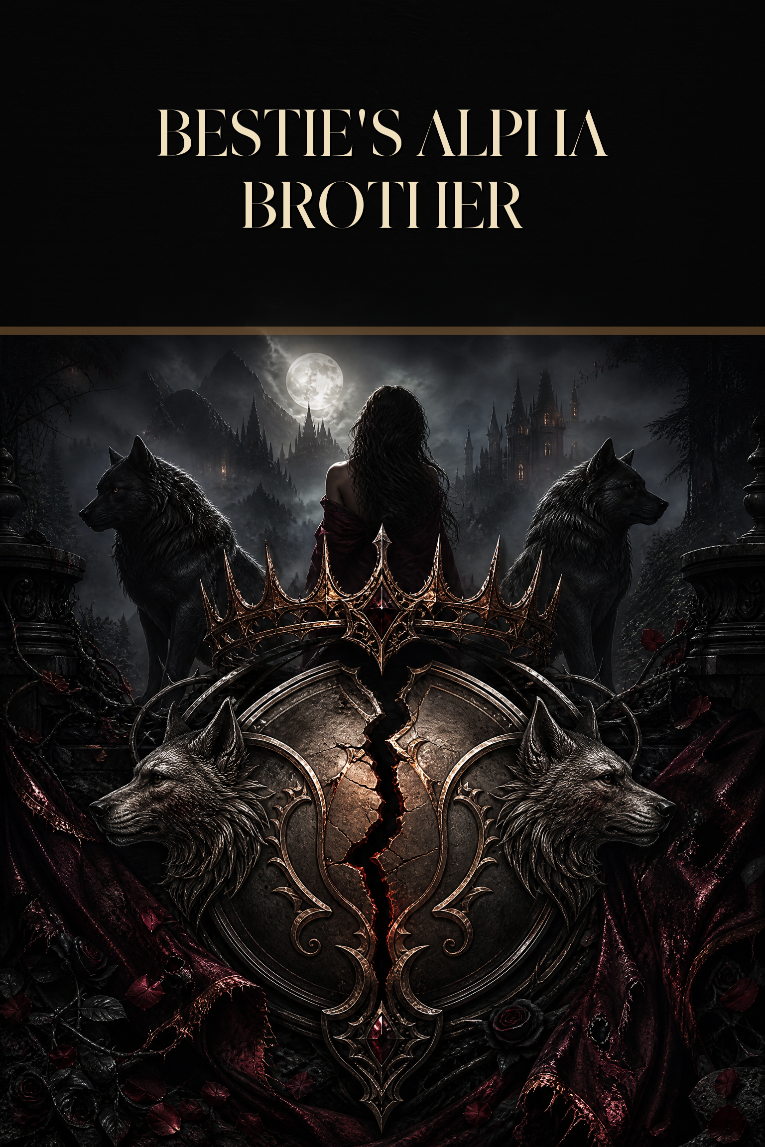Bestie's Alpha Brother - Blackcrest Books cover art