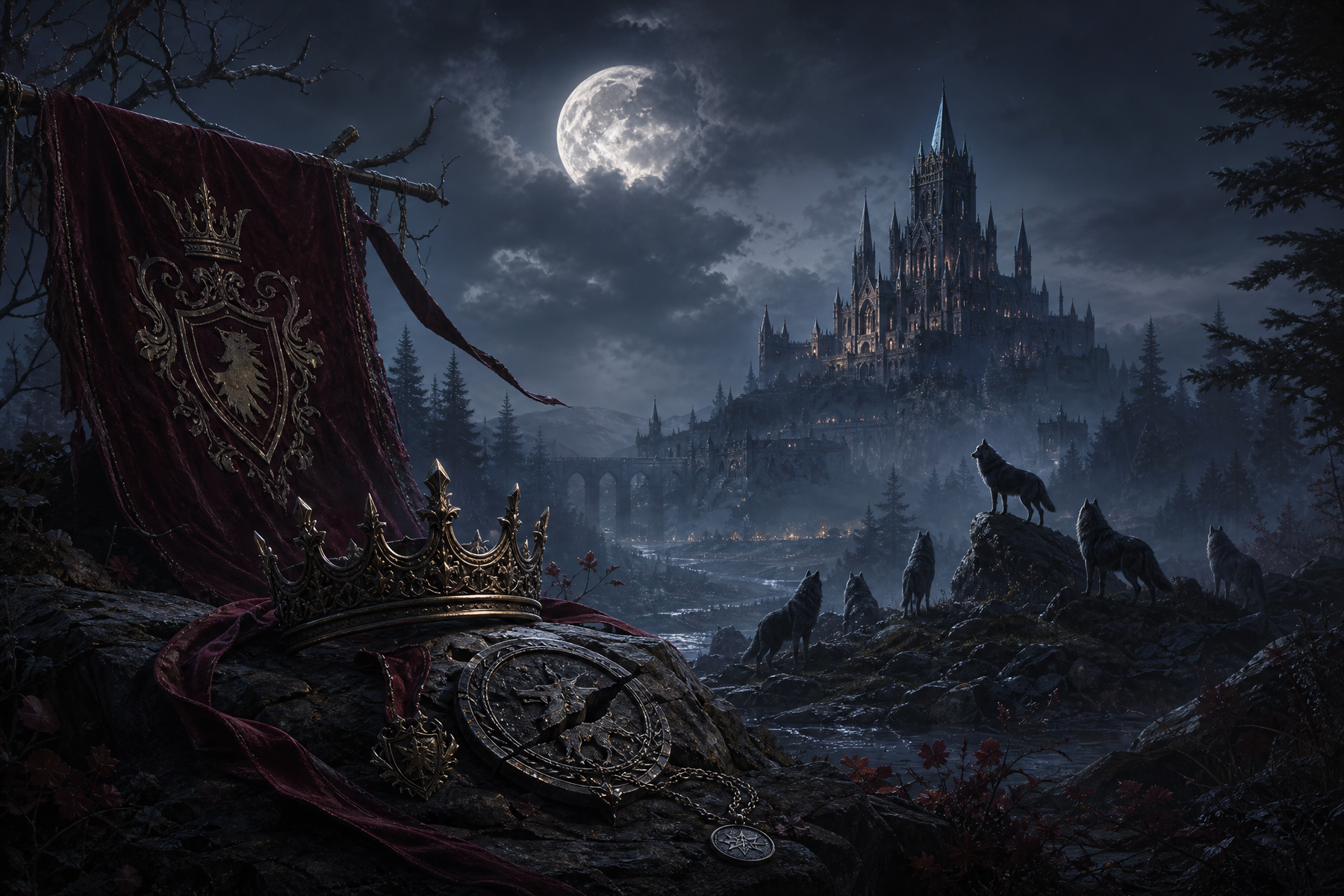 Betrayed by My Mate, Claimed by the Alpha King - Blackcrest Books mood artwork