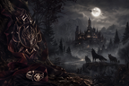 Bound In His Darkness - Blackcrest Books mood artwork
