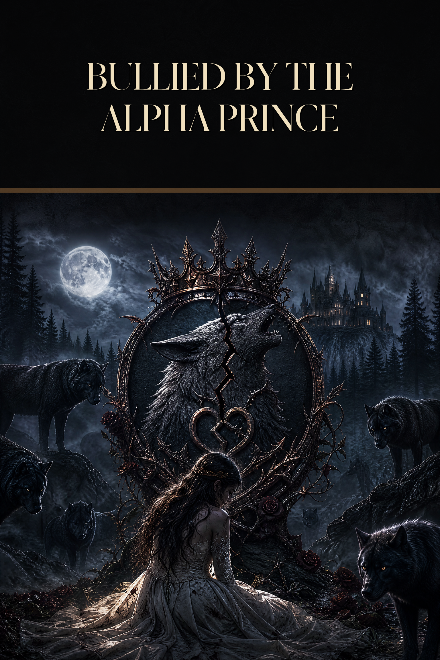 Bullied By The Alpha Prince - Blackcrest Books cover art