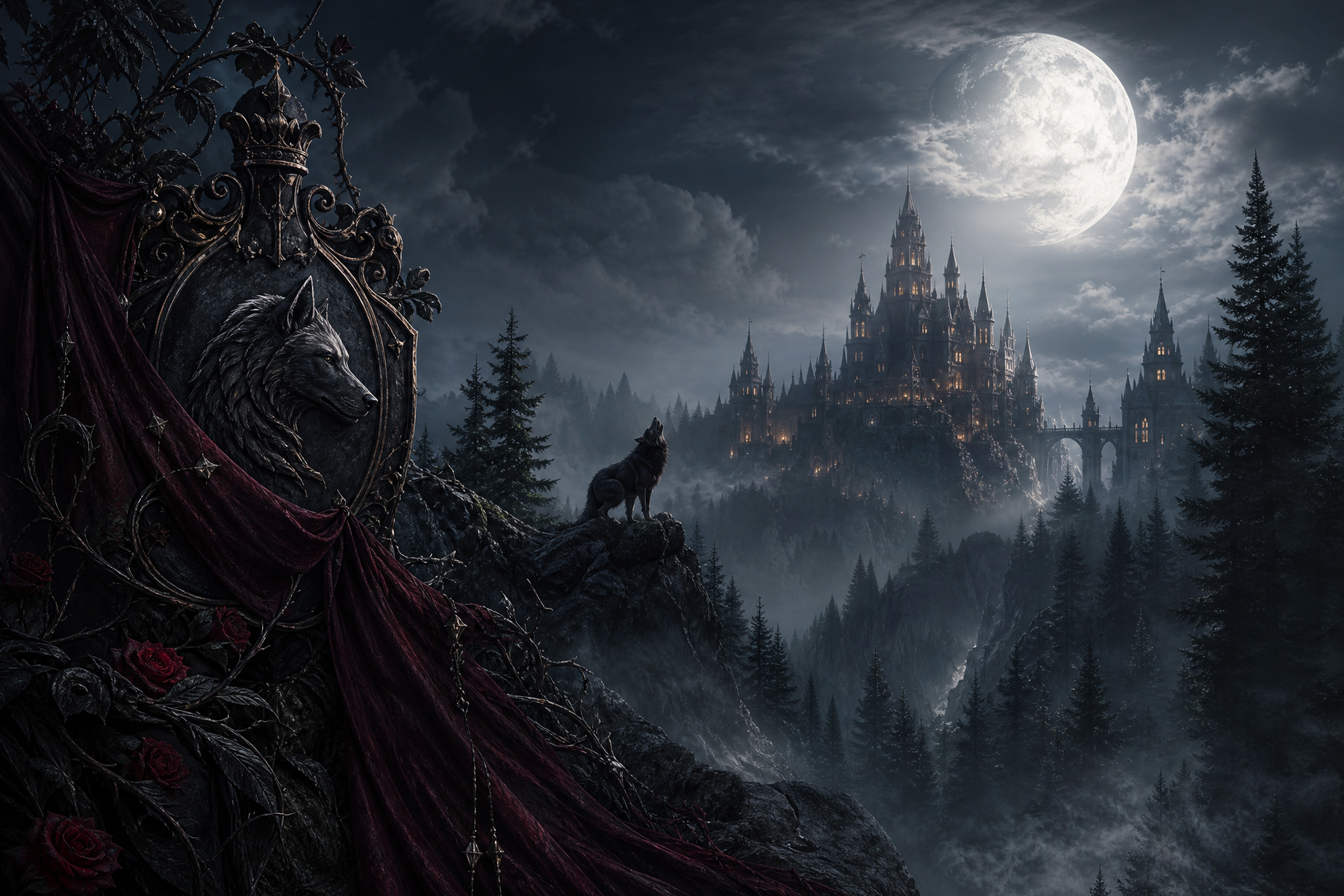 Bullied By The Alpha Prince - Blackcrest Books mood artwork