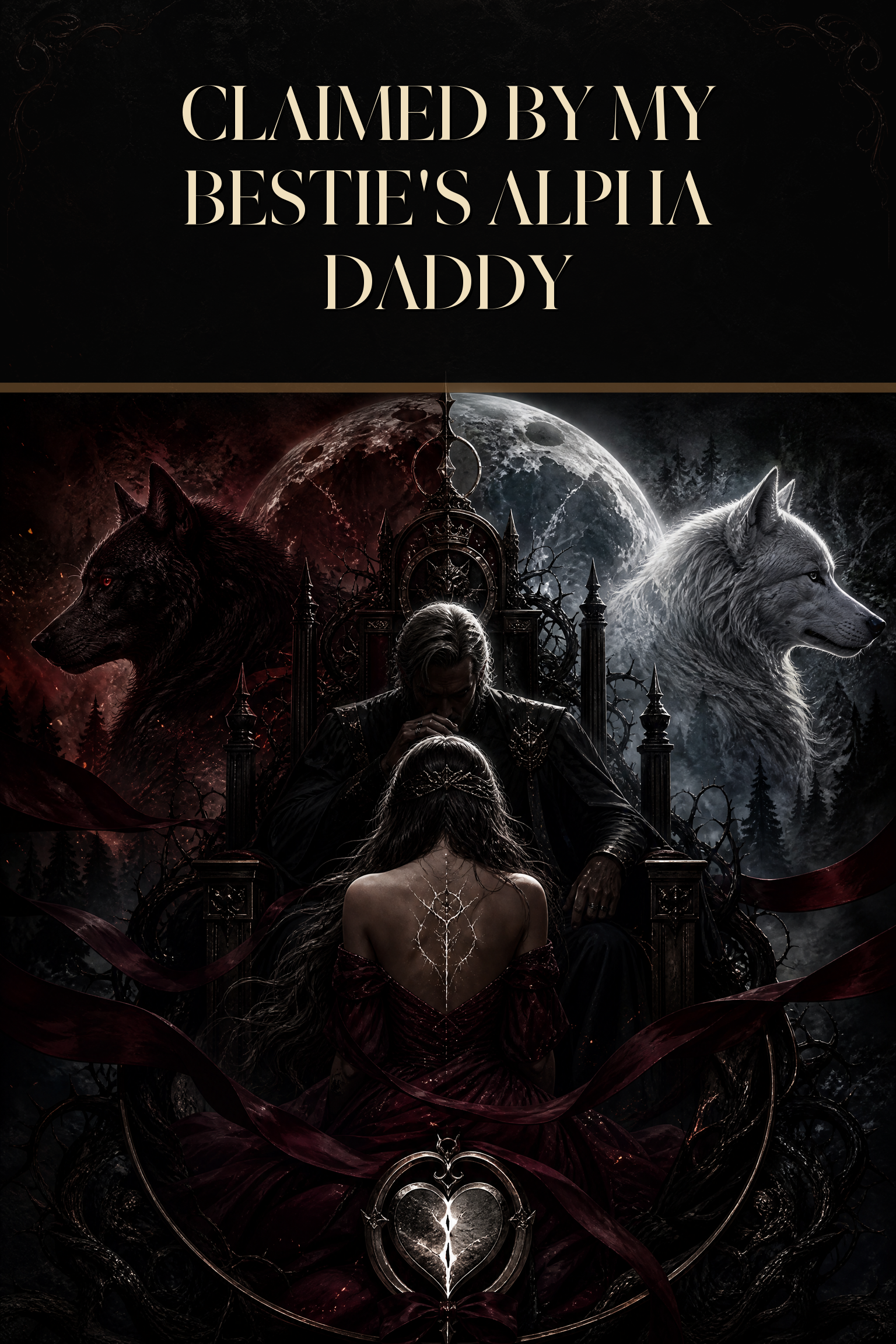 Claimed By My Bestie's Alpha Daddy - Blackcrest Books cover art