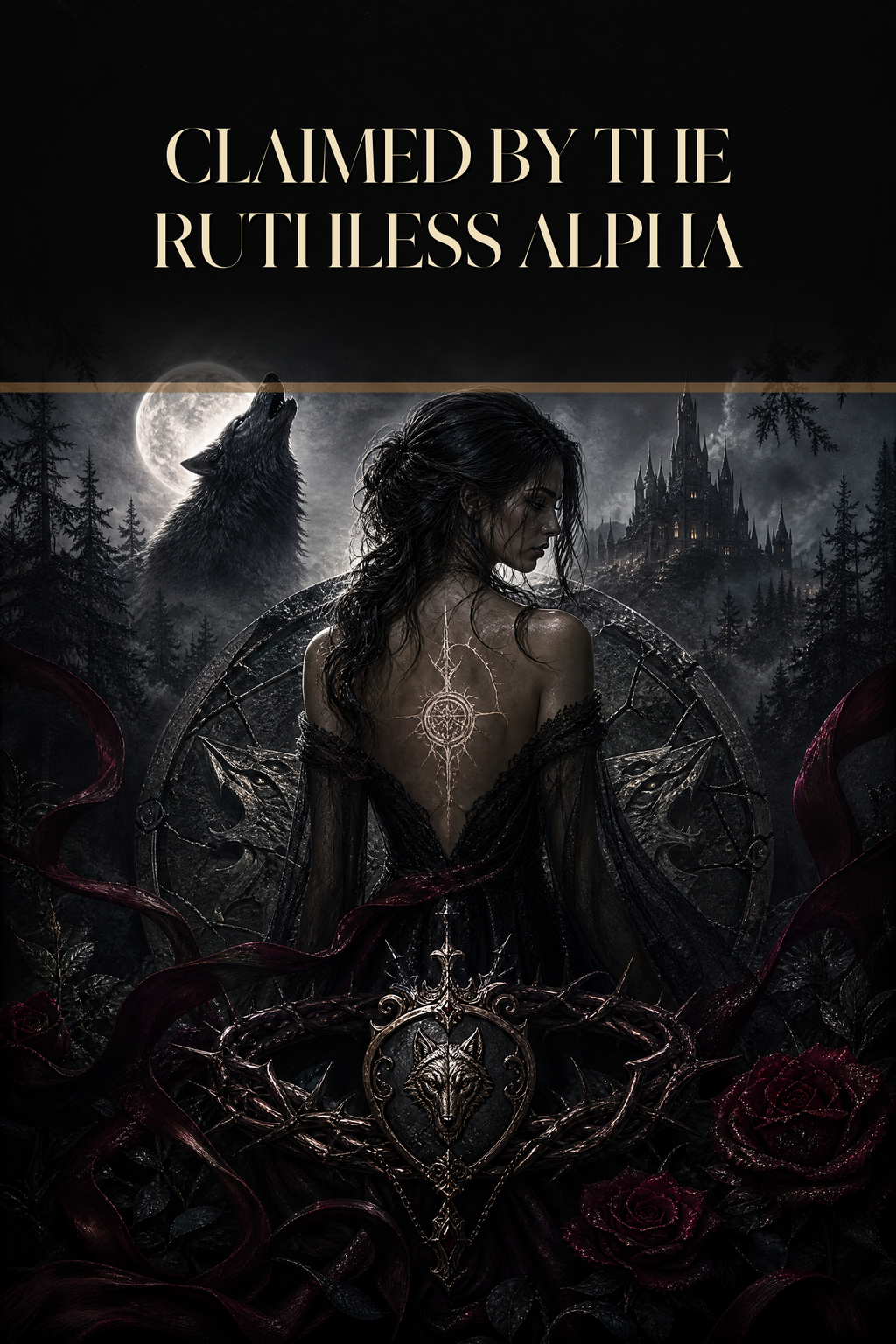 Claimed By The Ruthless Alpha - Blackcrest Books cover art
