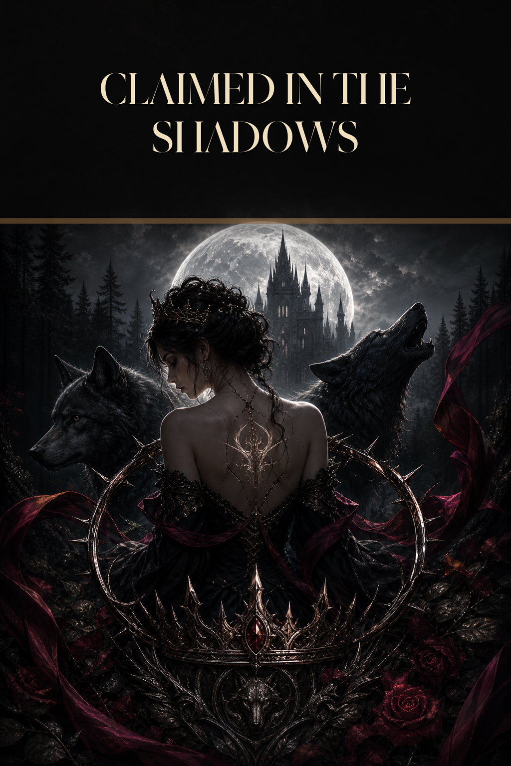 Claimed In The Shadows - Blackcrest Books cover art