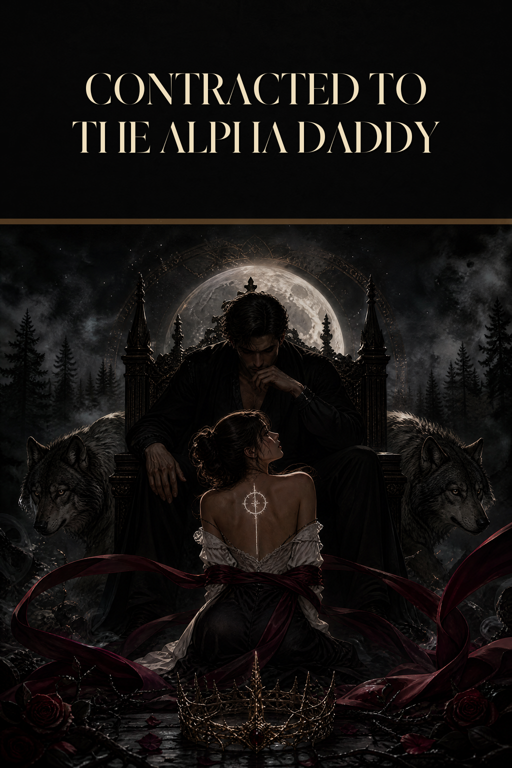 Contracted To The Alpha Daddy - Blackcrest Books cover art