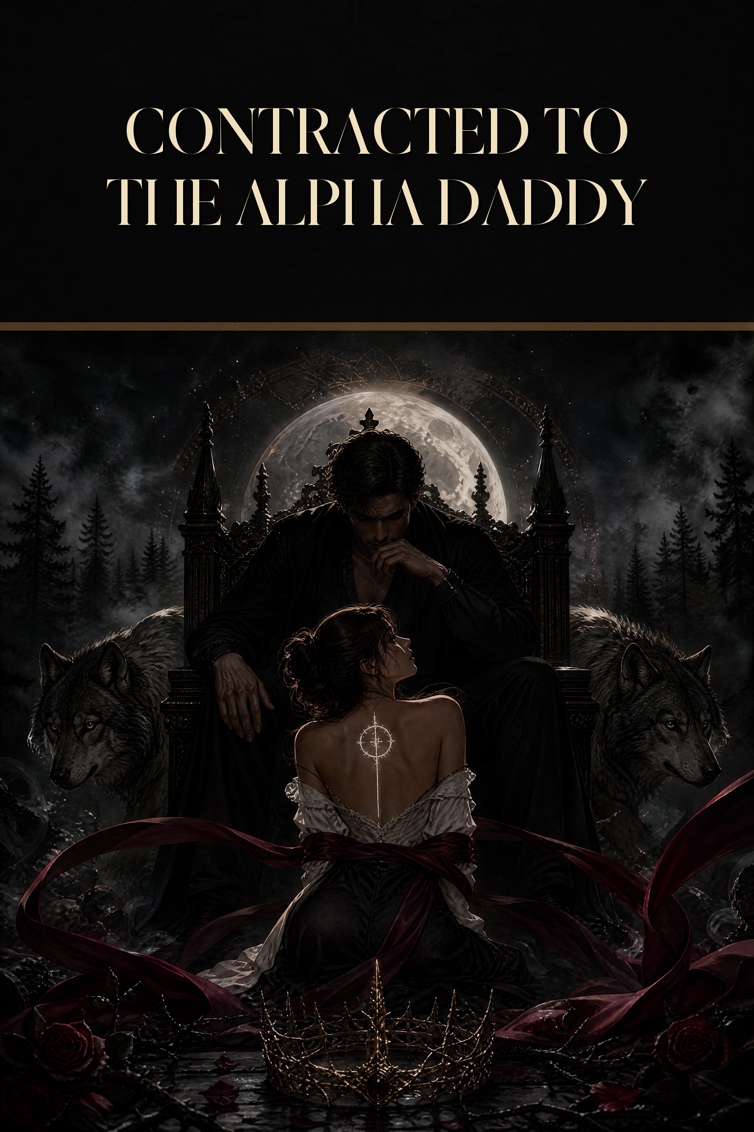 Contracted To The Alpha Daddy - Blackcrest Books cover art