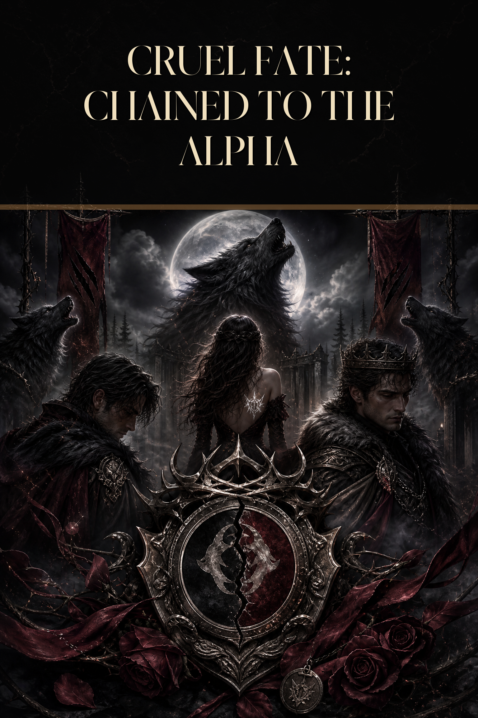 Cruel Fate: Chained To The Alpha - Blackcrest Books cover art