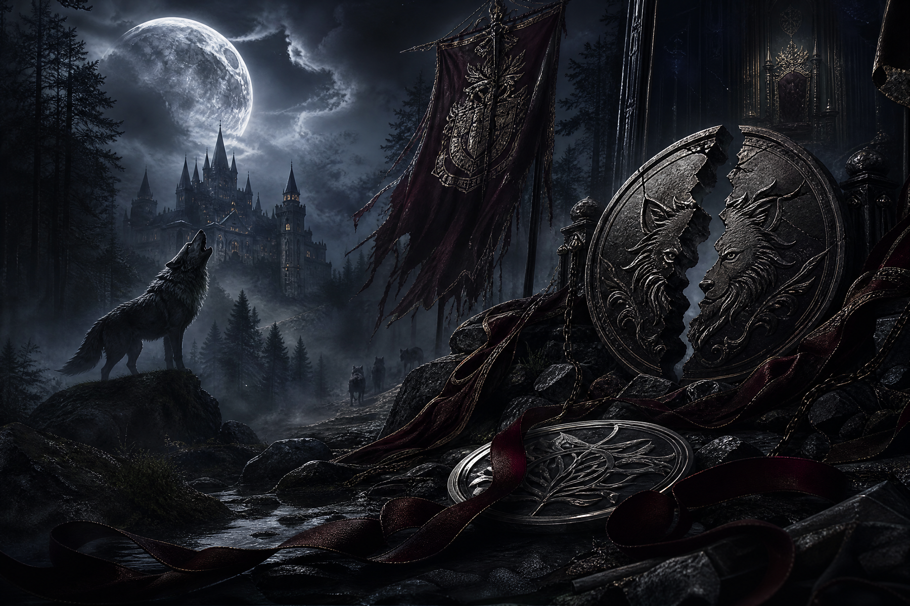 Cruel Fate: Chained To The Alpha - Blackcrest Books preview mood image