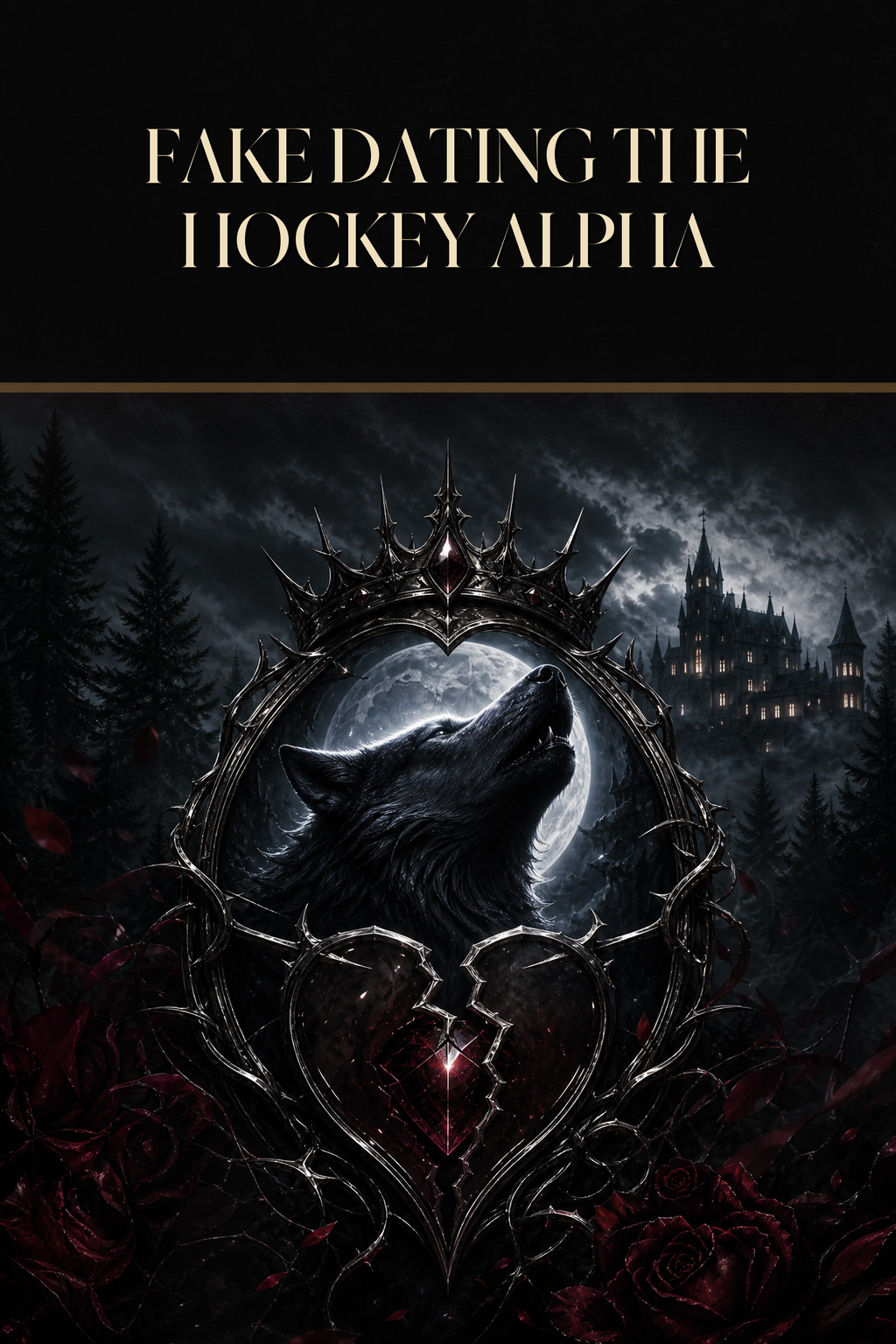 Fake Dating The Hockey Alpha - Blackcrest Books cover art
