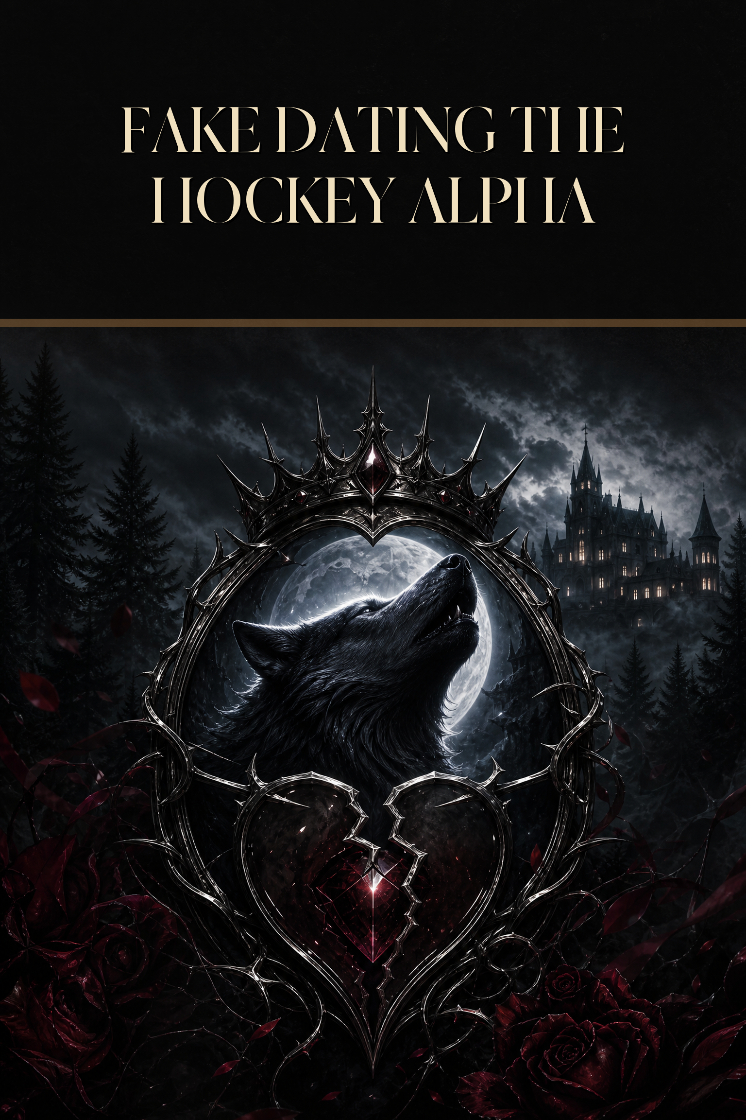 Fake Dating The Hockey Alpha - Blackcrest Books cover art
