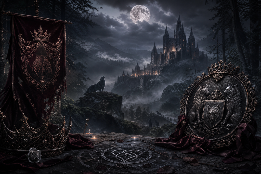 Fated, Bound and Claimed by My Alpha - Blackcrest Books mood artwork