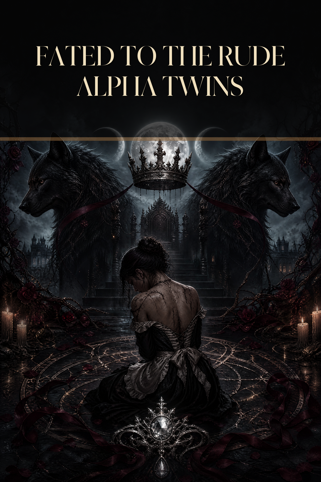 Fated To The Rude Alpha Twins - Blackcrest Books cover art