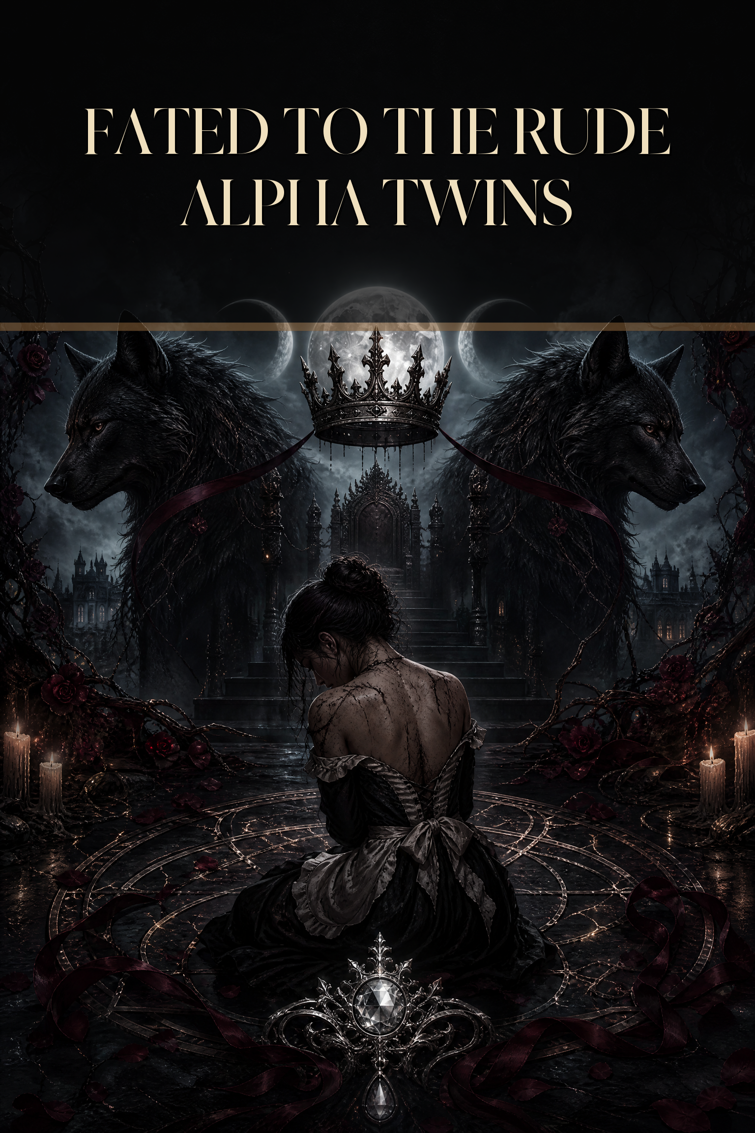 Fated To The Rude Alpha Twins - Blackcrest Books cover art