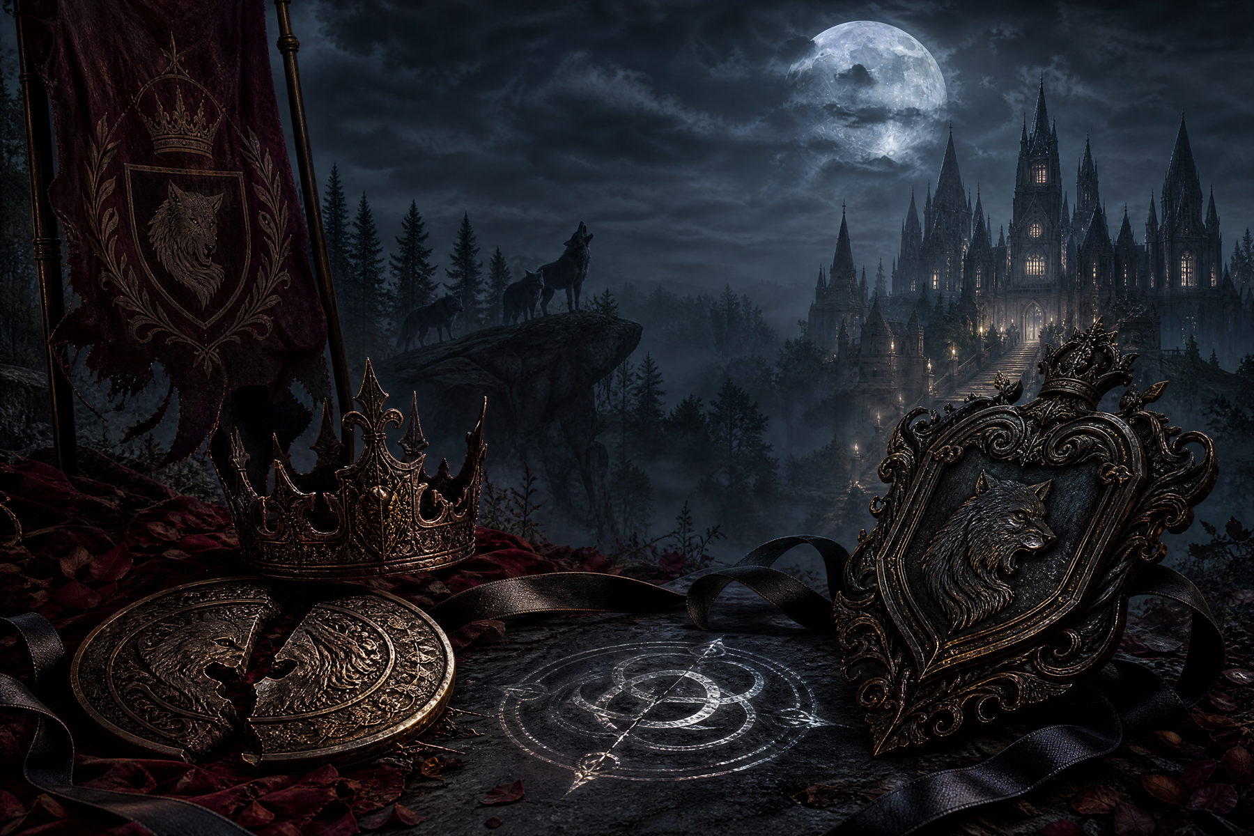 Her Alpha's Rejected Mate - Blackcrest Books mood artwork