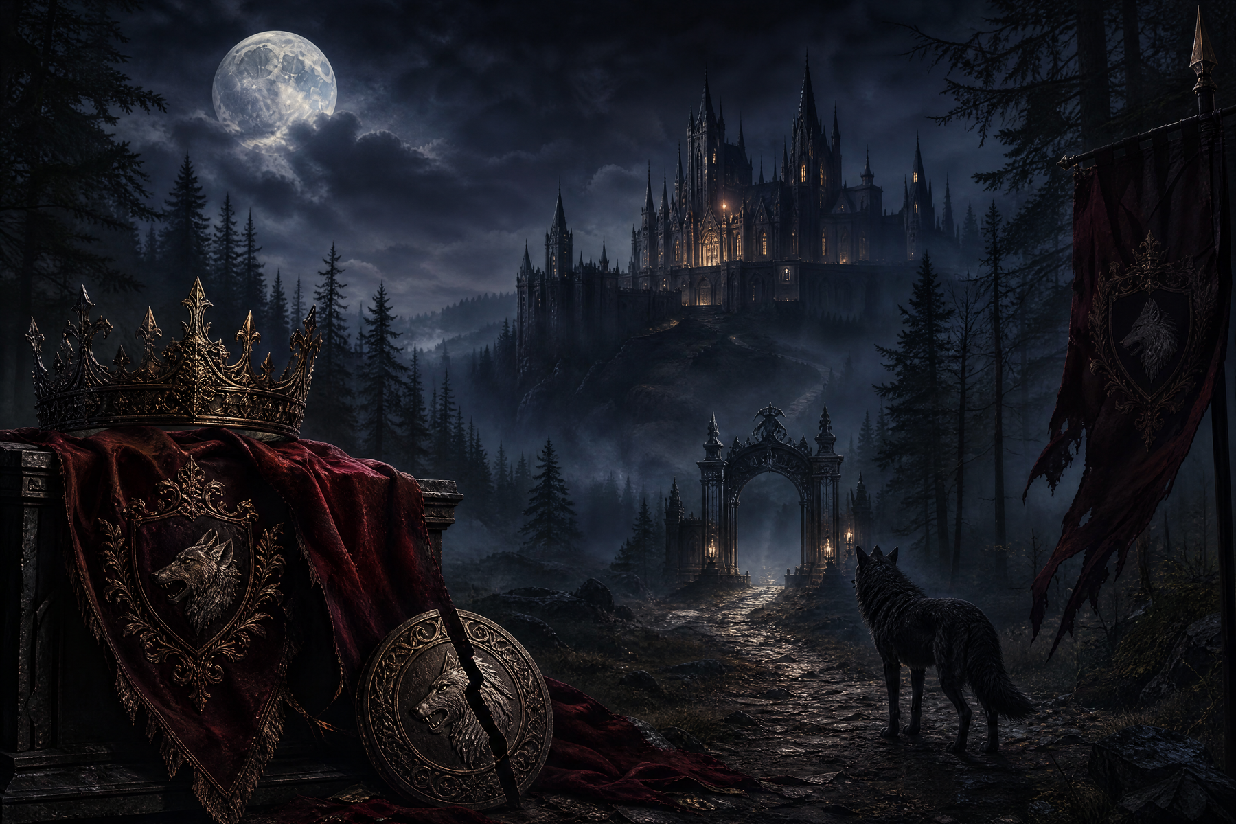 I'm BACK!! - Blackcrest Books mood artwork