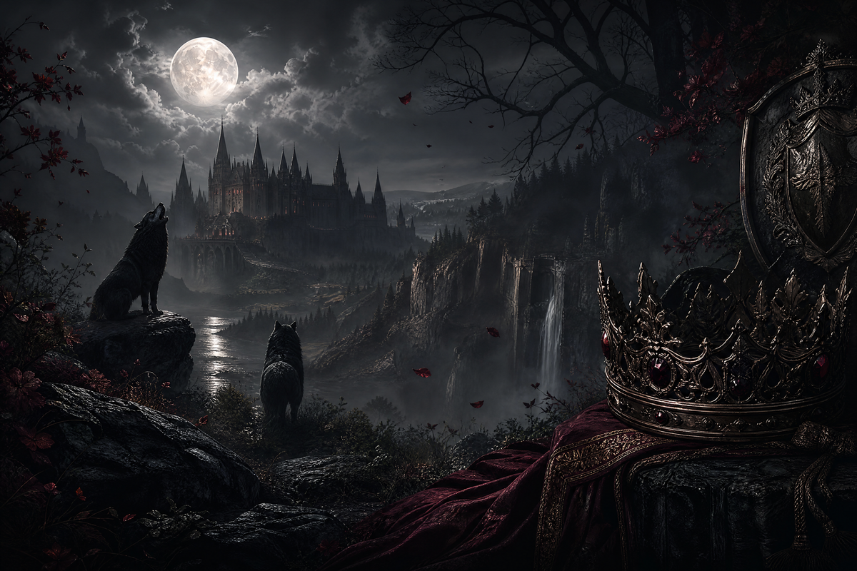 In Love With A Lycan - Blackcrest Books mood artwork
