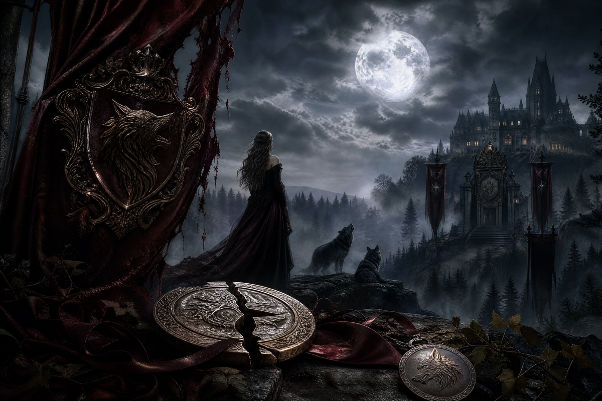 Louisa Unchained - Blackcrest Books mood artwork