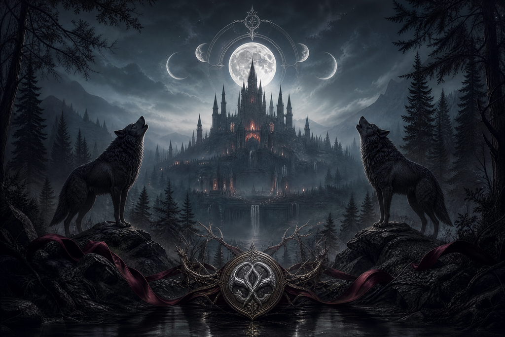 Marked By The Demon Triplet Alpha Kings - Blackcrest Books mood artwork
