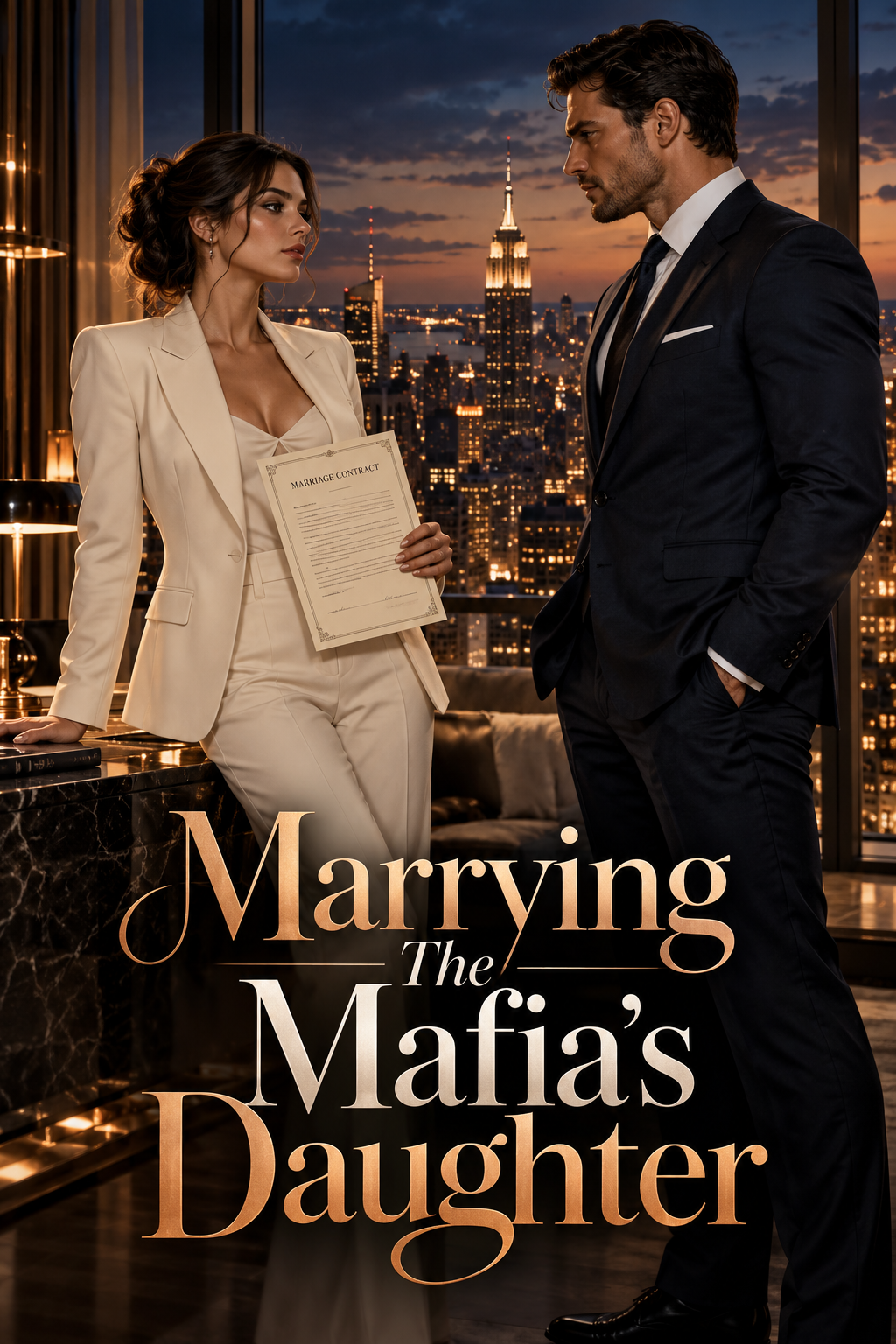 Marrying The Mafia's Daughter — title-only cover