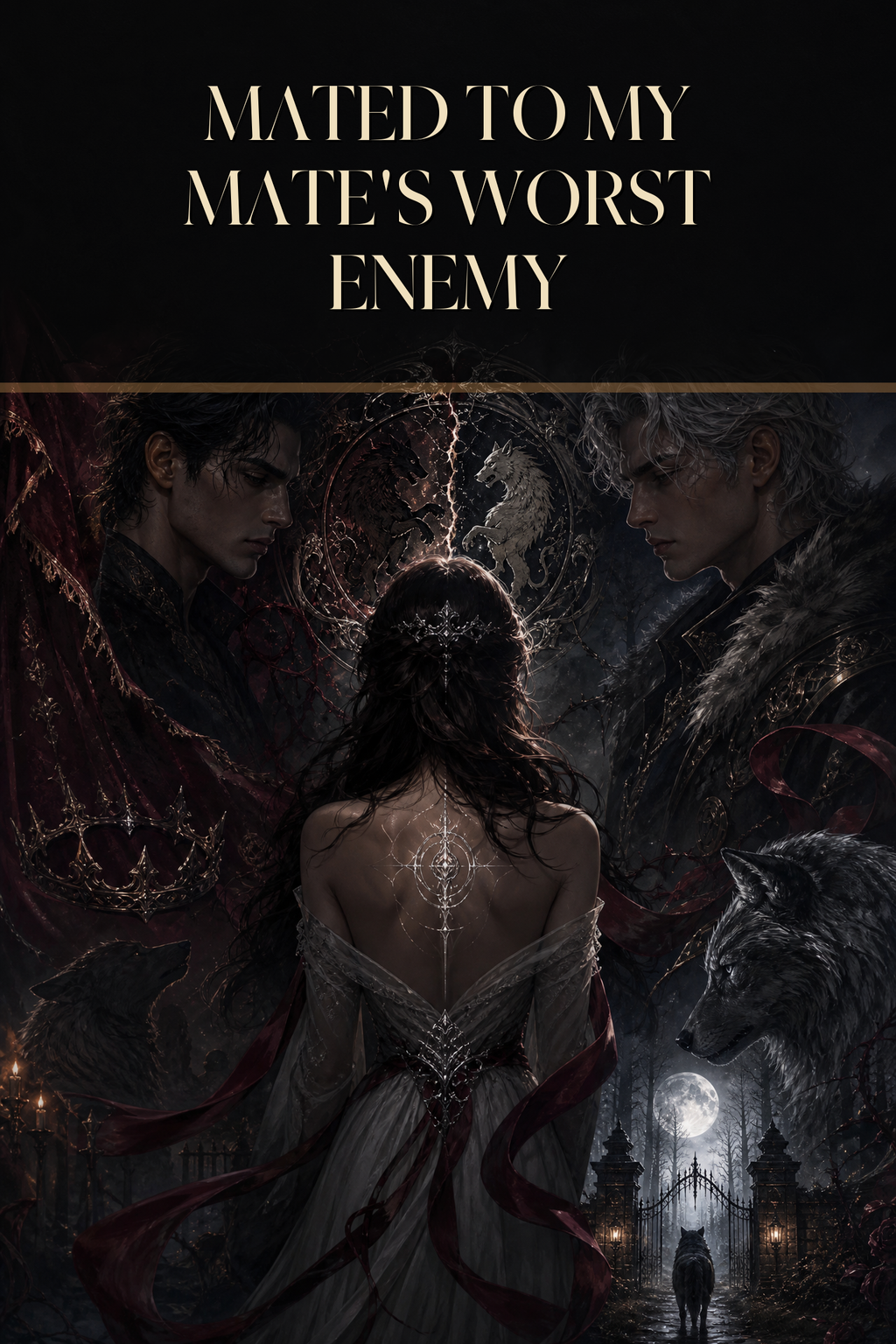 Mated To My Mate's Worst Enemy - Blackcrest Books cover art