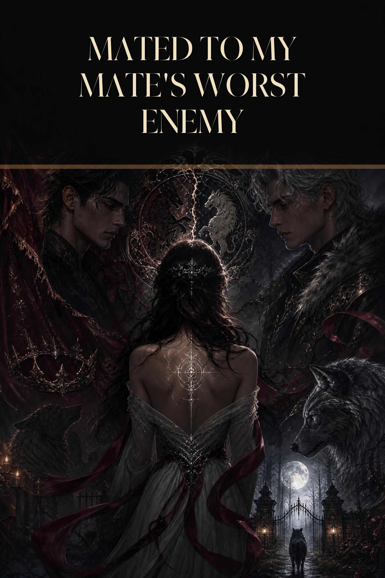 Mated To My Mate's Worst Enemy - Blackcrest Books cover art