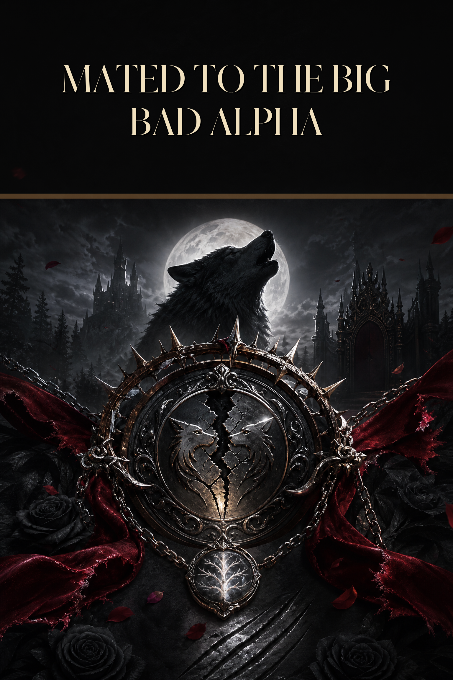 Mated To The Big Bad Alpha - Blackcrest Books cover art