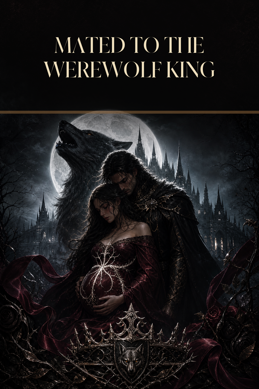 Mated To The Werewolf King - Blackcrest Books cover art