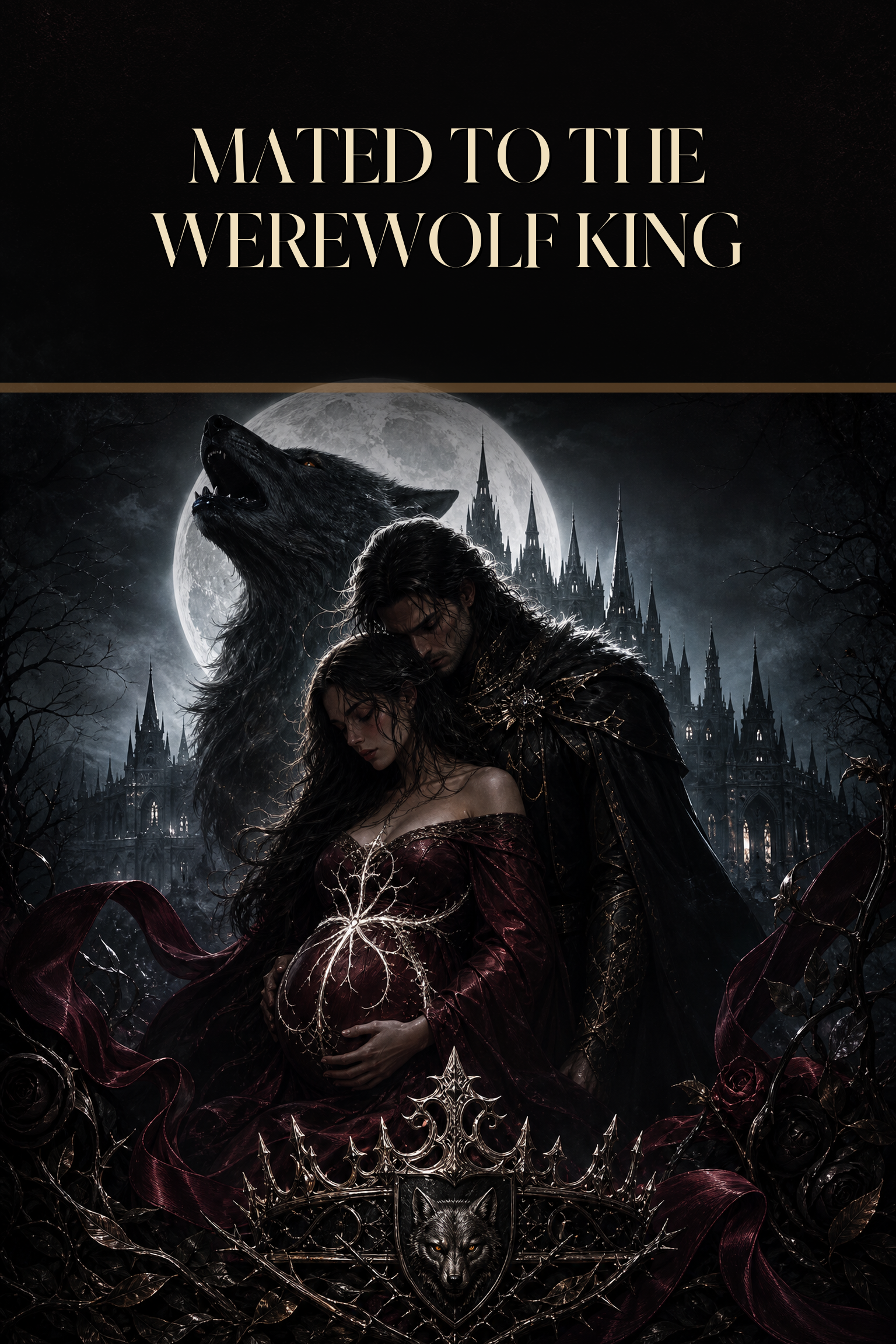 Mated To The Werewolf King - Blackcrest Books preview cover image