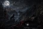 Mated To The Werewolf King - Blackcrest Books mood artwork