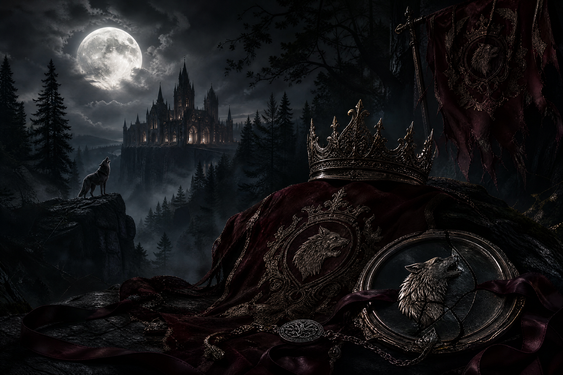 My Alpha Wants Two Lunas I m Done - Blackcrest Books mood artwork