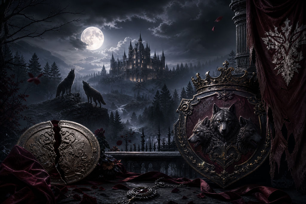 My Mate Has Two Wolves - Blackcrest Books mood artwork
