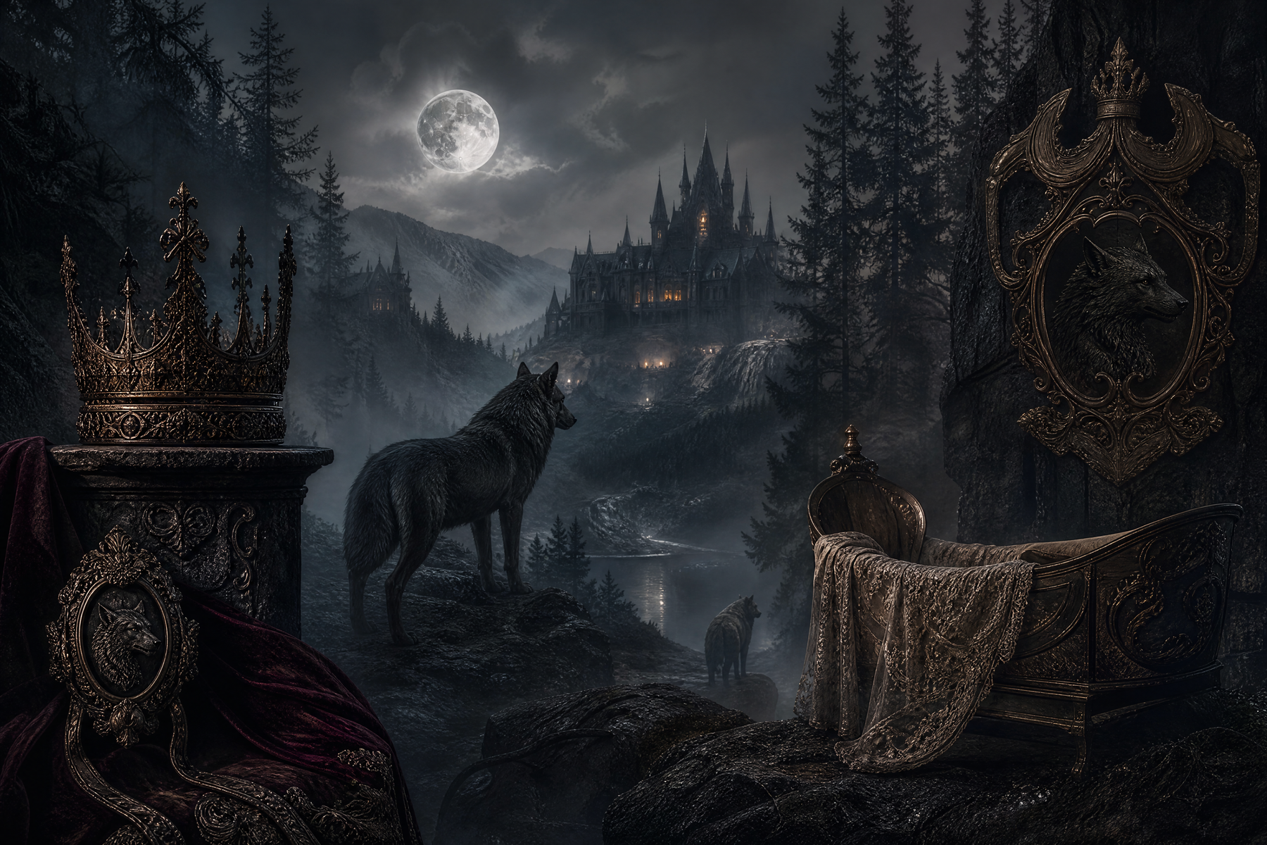 My Pregnant Luna - Blackcrest Books mood artwork