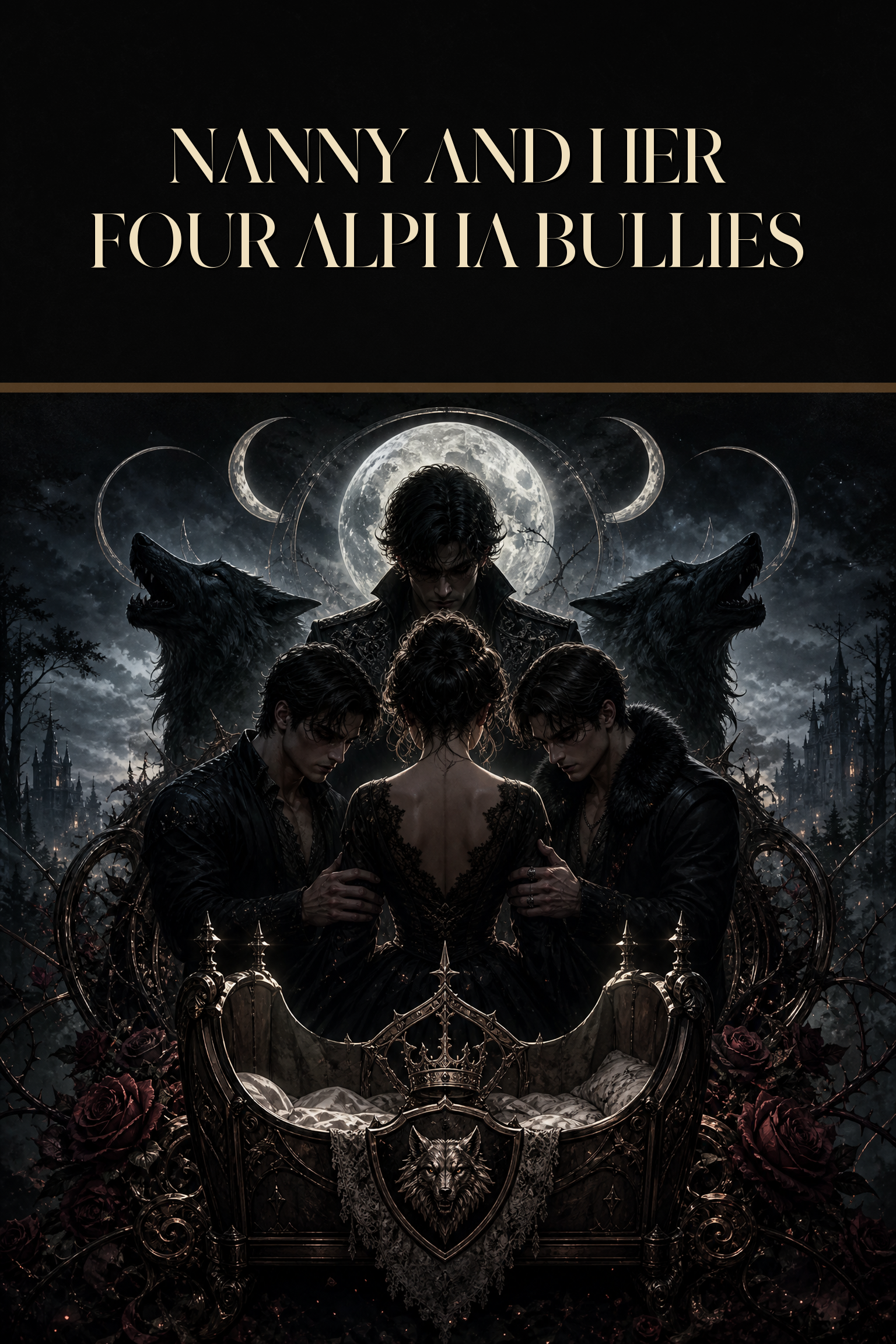 Nanny And Her Four Alpha Bullies - Blackcrest Books cover art
