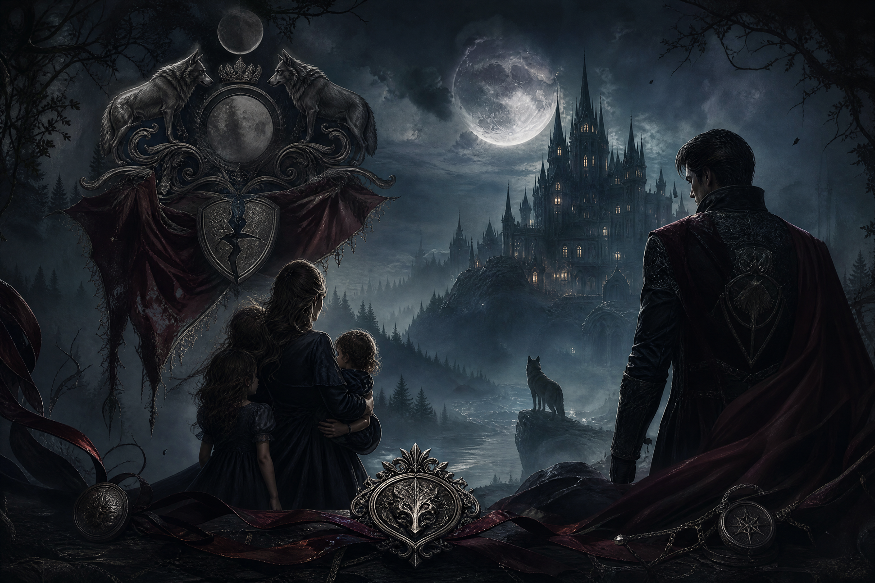 Nanny For The Alpha's Lost Twins - Blackcrest Books mood artwork
