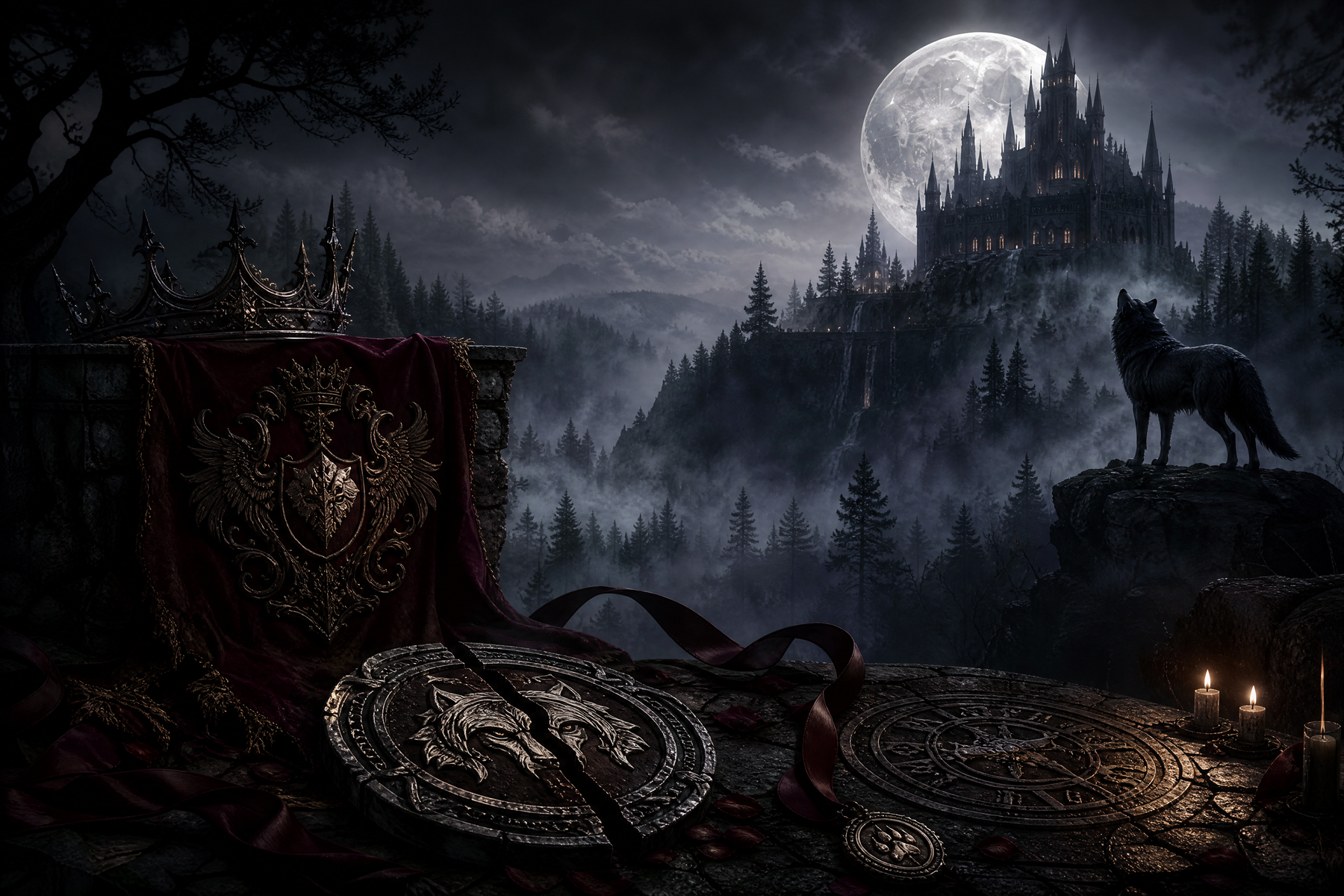 No More Your Little Sister, Alpha King - Blackcrest Books mood artwork