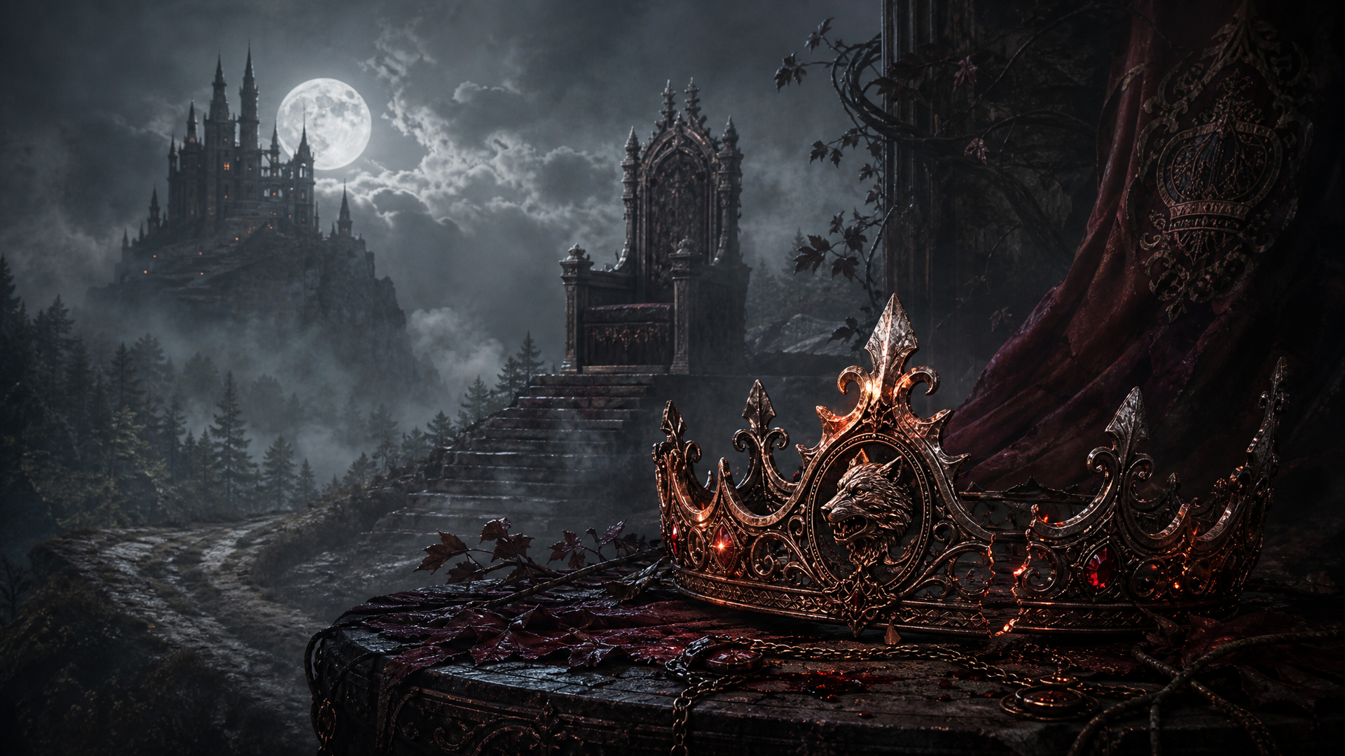 Offered To The Cursed Lycan King - Blackcrest Books blog artwork