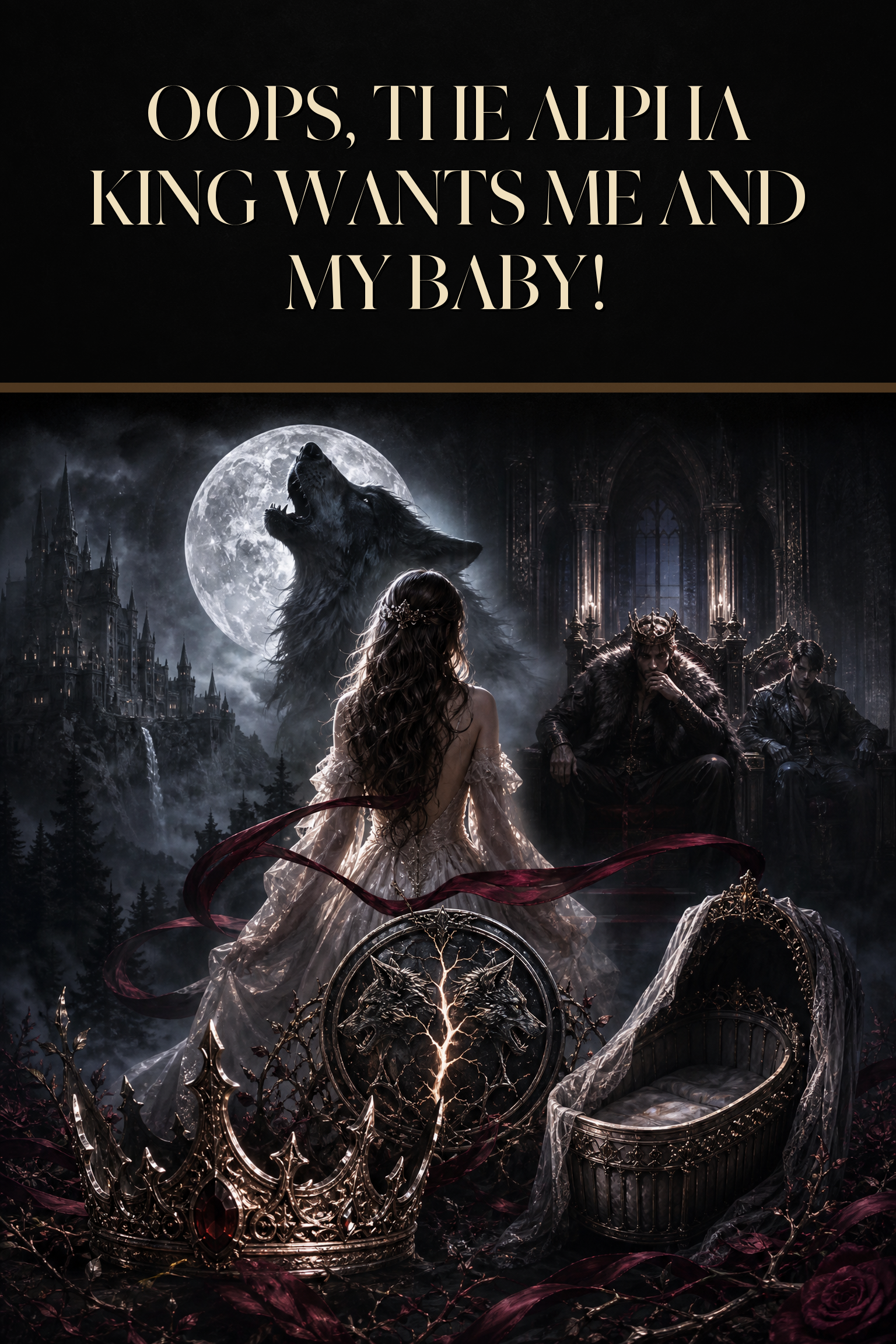 Oops, The Alpha King Wants Me And My Baby! - Blackcrest Books cover art