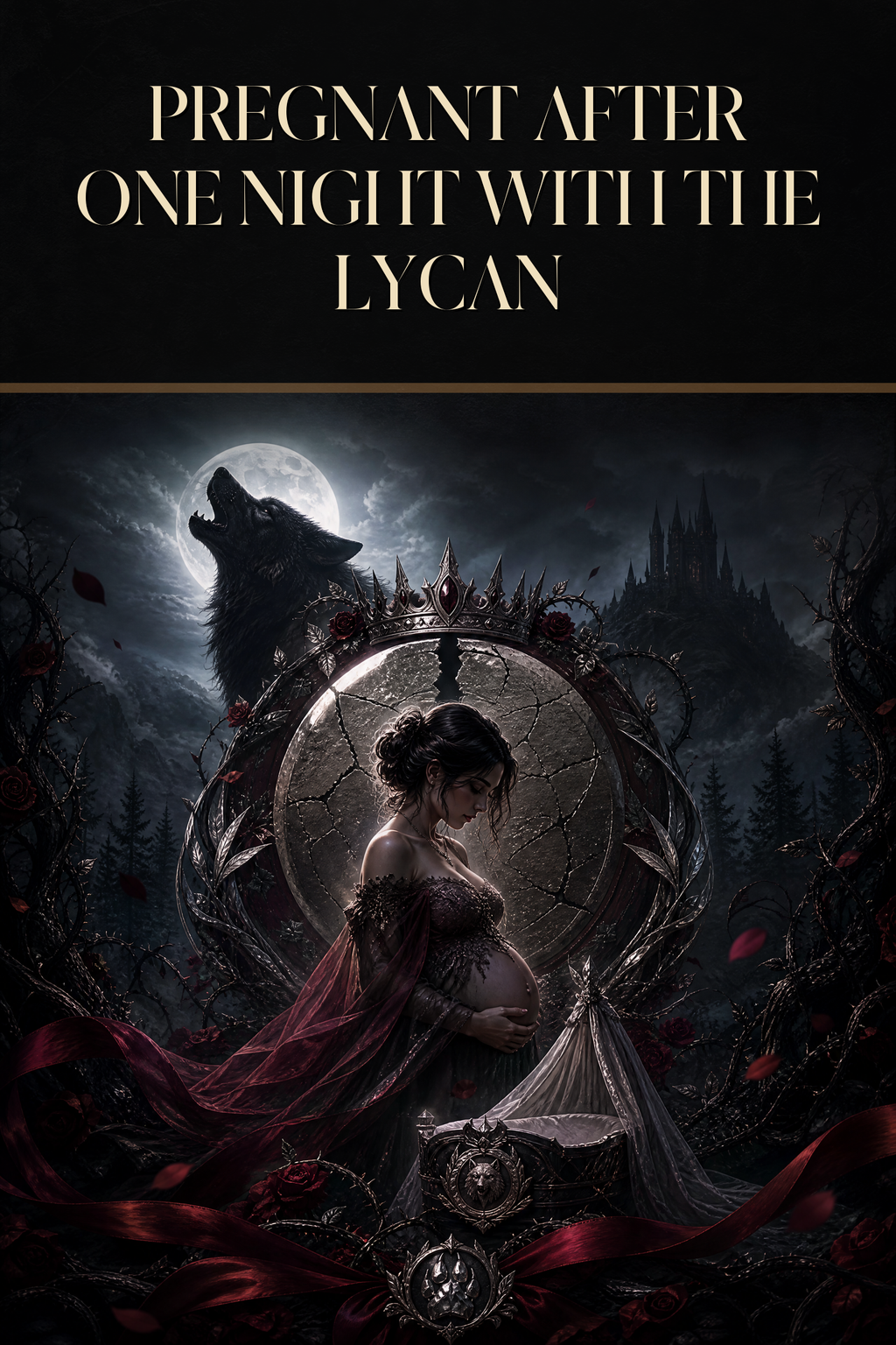 Pregnant After One Night With The Lycan - Blackcrest Books cover art