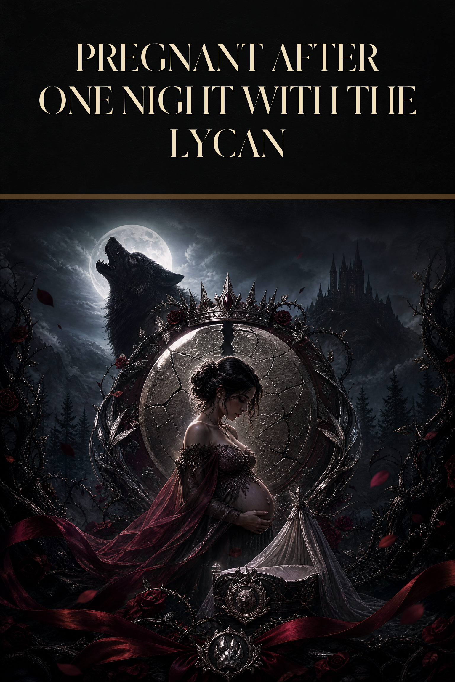 Pregnant After One Night With The Lycan - Blackcrest Books cover art