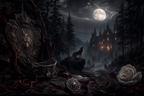 Pregnant After One Night With The Lycan - Blackcrest Books mood artwork