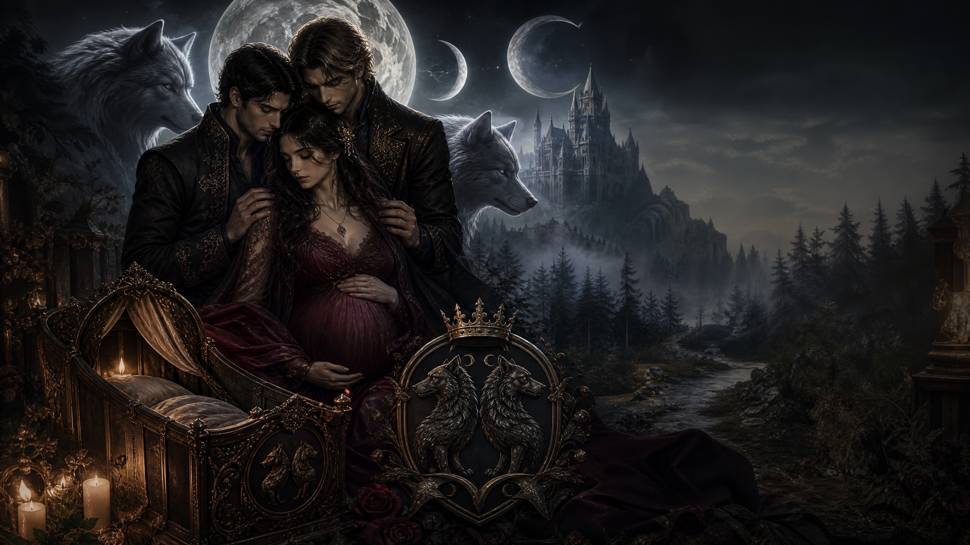 Pregnant With Alpha's Genius Twins - Blackcrest Books blog artwork